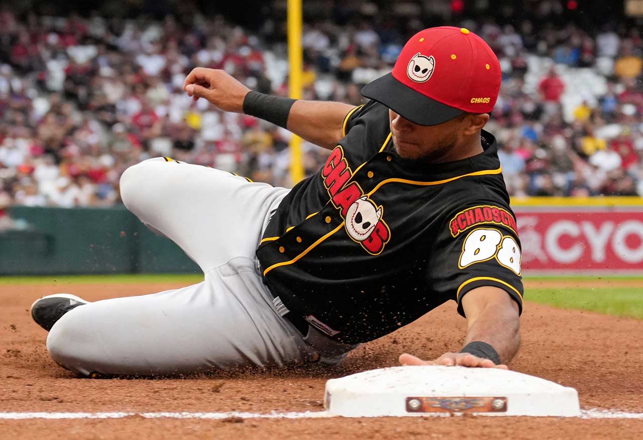 Boom Ball Chaos Crew Sliding Into Home